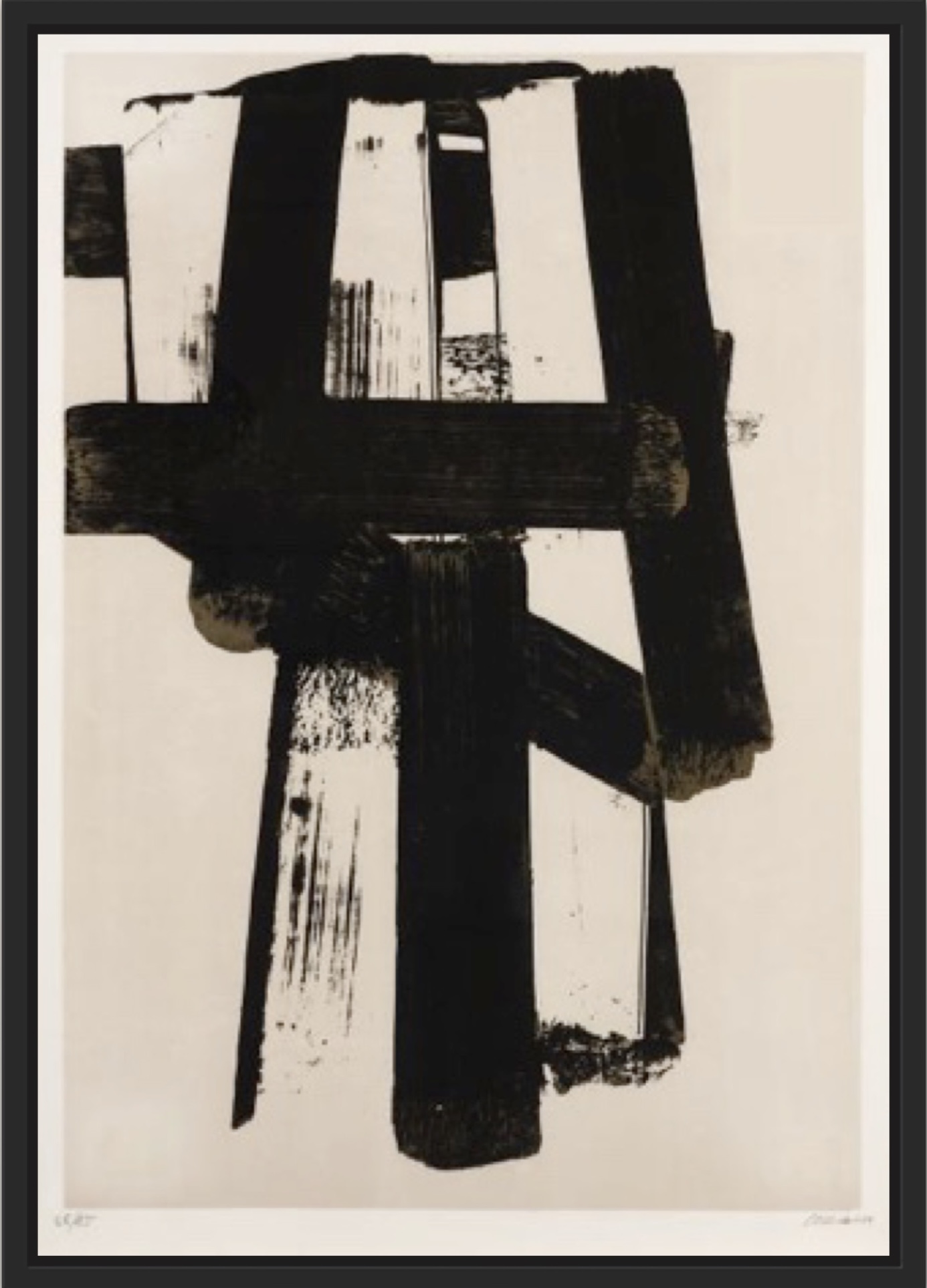 Lithographie n°31 • Pierre Soulages